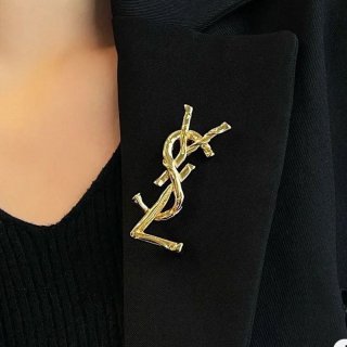 送料込【サンローラン】◆オピウム◆ YSL クロコダイル ブローチ スーパーコピー Sau06594