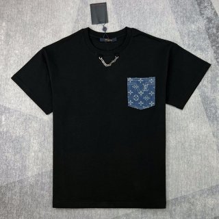 定番アクセス数No.1☆ルイヴィトン レディース モノグラムポケットTシャツ 偽物 vuz37413