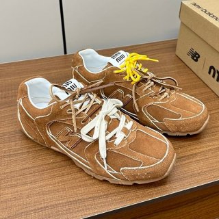 すぐ届くミュウミュウとNew Balance 偽物のコラボ★デニム スニーカー myk76990