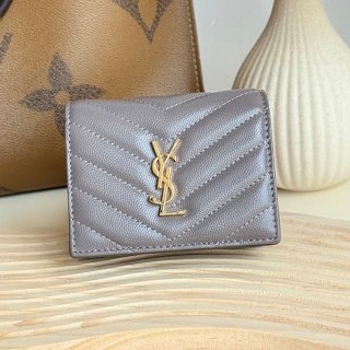 【使い勝手抜群】サンローラン ☆YSLロゴオリガミ ミニ財布 スーパーコピー Sac48579