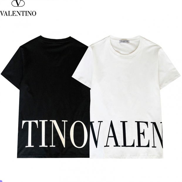 関税込 ヴァレンティノ Tシャツ コピー VLTN コットンロゴ Vug98960