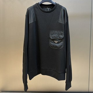 限定希少【プラダ】Re-Nylon 偽物 コットンスウェットシャツ puw78176