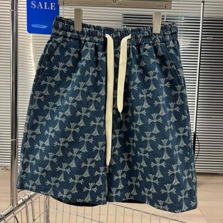 人気急上昇クロムハーツ n級品 ロゴブラウンショートパンツ Kuj03773