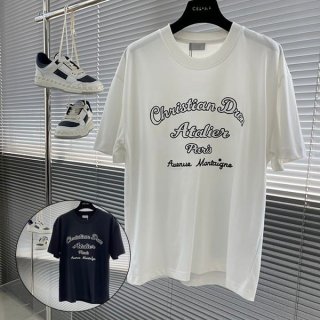 大人気!ディオール Tシャツ 偽物 コットンジャージー シルク 2色 dei02766