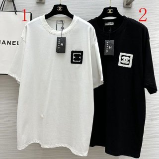 《大人気》シャネル ccロゴTシャツ 偽物 shk78373