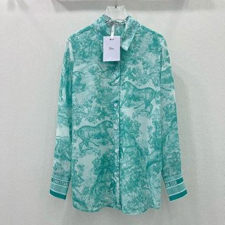 ディオール Toile de Jouy モチーフ ロングブラウス deo81962