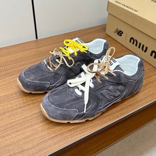 世界中で大人気ミュウミュウとNew Balance 偽物のコラボ★デニム スニーカー myt01884