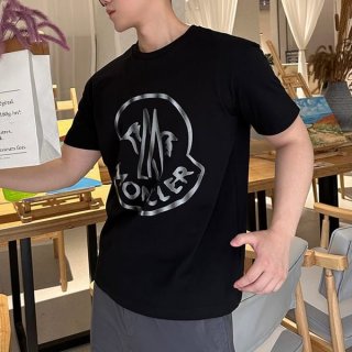 ギフトに最適モンクレール ロゴ Tシャツ 半袖 コットン パロディ mob41845