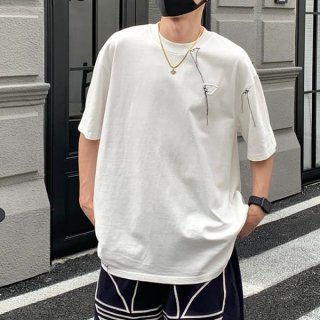 ★追跡付き発送で安心プラダ ロゴ コットン Tシャツ 半袖 スーパーコピー puh37671