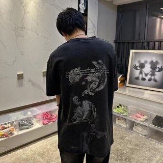 オフホワイト★2024SS★バックプリントTシャツ 偽物 OMAA120C