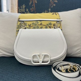 稀少 ヴァレンティノ V Logo Leather 偽物 ショルダーバッグ Vuw52748