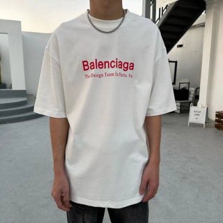 バレンシアガ ロゴ半袖Tシャツ 偽物 ban43629