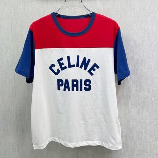 新デザインセリーヌ コットンジャージー ルーズ 半袖 Tシャツ 偽物 Cet24695