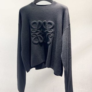 新色☆希少 ロエベ Short Anagram sweater ウールショートセーター 偽物 lok33842