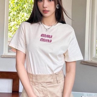 世界中で大人気ミュウミュウ ジャージー Tシャツ コピー mym41657