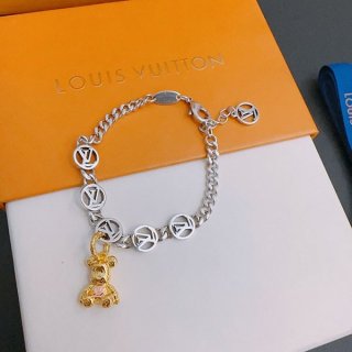 ルイヴィトン LV チェーン ブレスレット 偽物 vuc07589