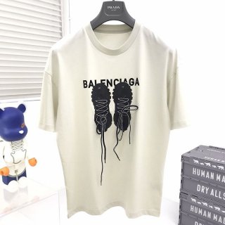 人気No1【バレンシアガ】ロゴ入りコットンTシャツ スーパーコピー bar05197