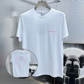 超話題!バーバリー 偽物 オークリーフクレスト コットンTシャツ Bao23107