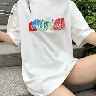 【大特価】ルイヴィトン カボチャ Tシャツ 偽物 vuz79064