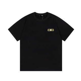 バレンシアガ BBロゴ プリント 半袖 Tシャツ 偽物 bab50960