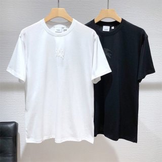 絶対欲しい【バーバリー コピー】チェックEKD コットンTシャツ 2色 Bah91061