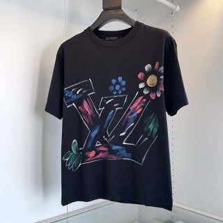 定番ルイヴィトン Tシャツ グラフィット コピー vua19022