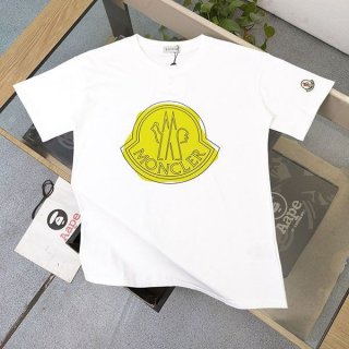 モンクレール クルーネック プリント刺しゅうロゴTシャツ mof94599