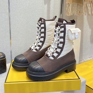 世界中で大人気フェンディ 偽物 Ankle Boots アンクル バイカー ブーツ fek42082