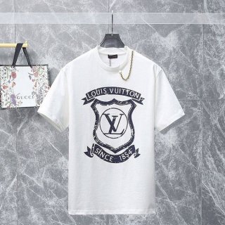 超話題!ルイヴィトン LVコートオブアームシグネチャーTシャツ 偽物 vuo67018