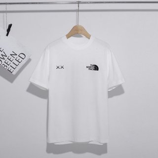 ノースフェイス XX KAWS コピー エンブロイダリー コットンTシャツ Nop85537