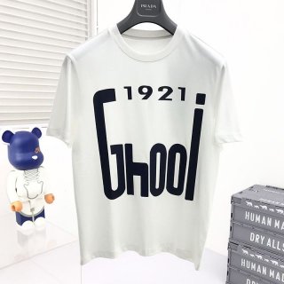 日本未入荷グッチ クリスタル"1921 グッチ" コットン Tシャツ コピー guo49445