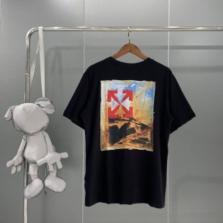 世界中で大人気オフホワイト グラフィティ アローロゴTシャツ コピー ofu86647