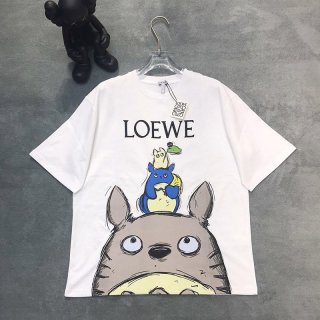 大人気！可愛い ロエベ トトロ tシャツ 偽物 コラボ コットン loo38422