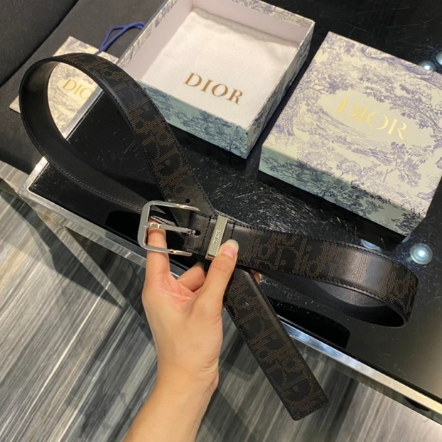 モダン◇ディオール ベルト 偽物 オブリーク ギャラクシー レザー belt 35mm dep76750