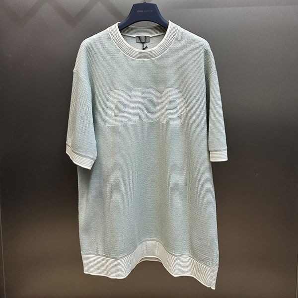 ディオール ロゴ入り トラマートニット フェイク Tシャツ ded29695