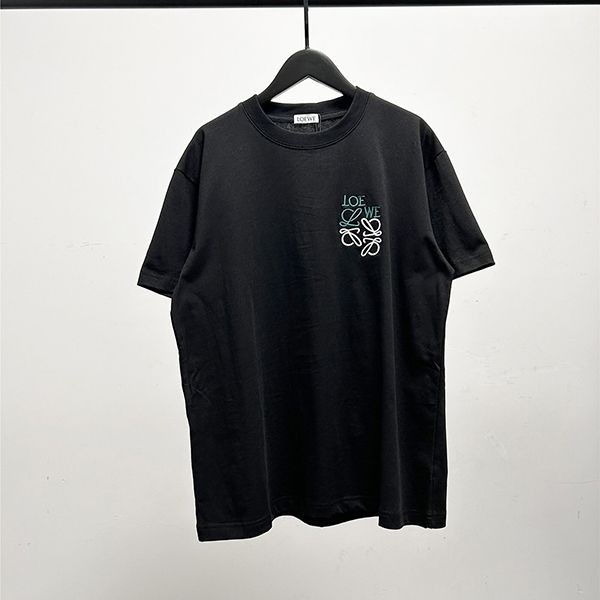 《大人気》ロエベ エンブロイダリー コピー アナグラム Tシャツ low82681