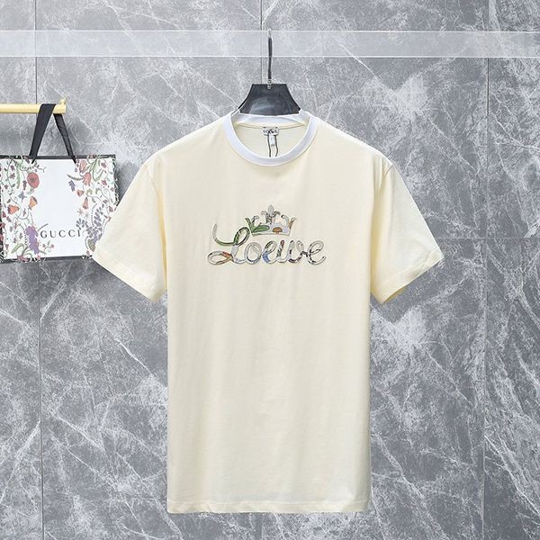 21-22AW☆関税込☆ロエベ★アナグラムバイカラーコットンTシャツ コピー★ H928Y22X03