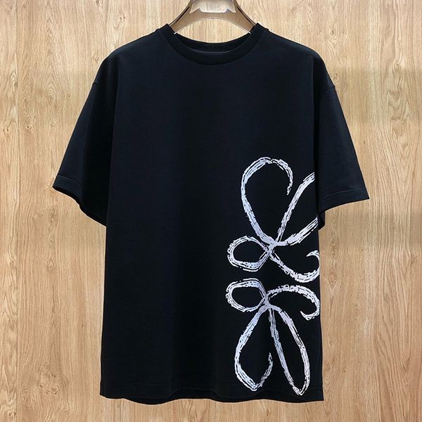 累積売上総額第１位！ロエベ★アナグラム ロゴ コットン 半袖 Tシャツ 偽物 lod46857